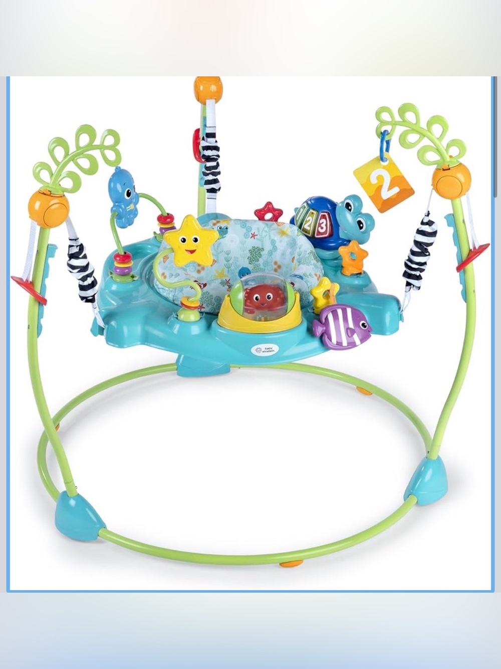 Baby Einstein Ocean Explorers Curiosity Cove 2-in-1 Educational Activity Jumper